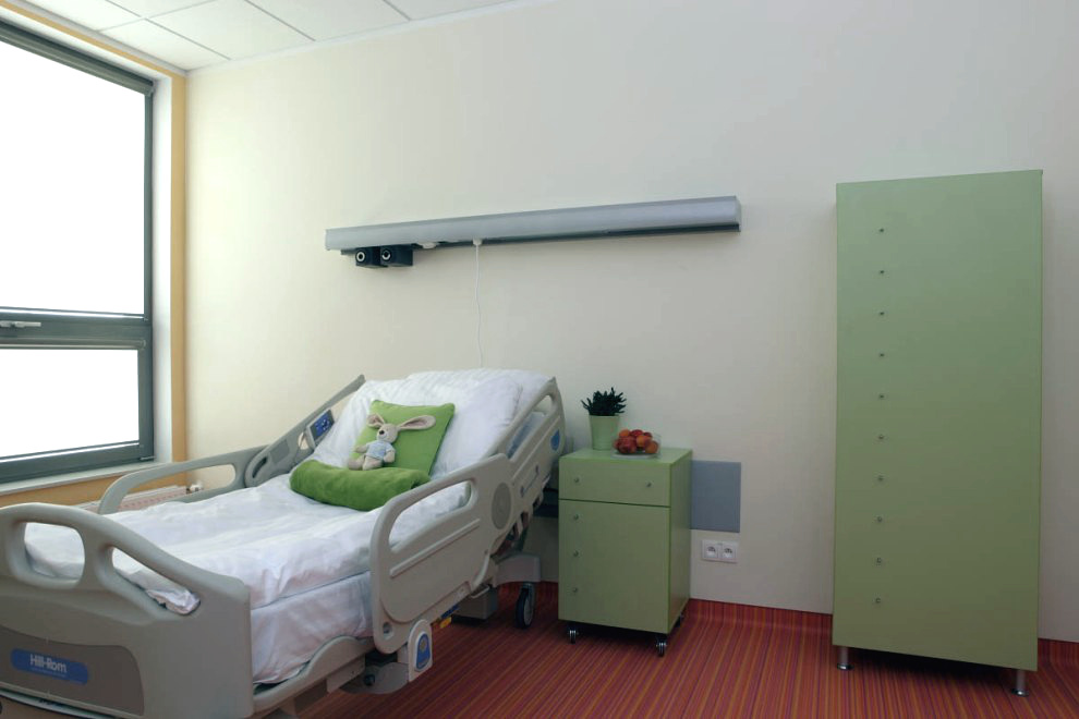 Szpital wyposażenie pokoi dla dzieci starszych